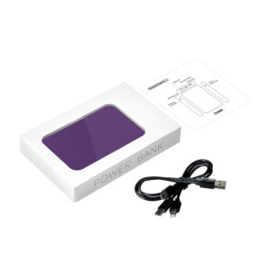 Внешний аккумулятор Elari 5000 mAh, фиолетовый — изображение 10