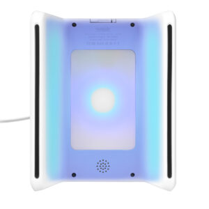 Зарядная станция с часами 15W Flame, белая — изображение 7