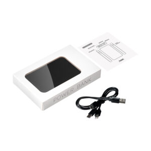 Внешний аккумулятор с подсветкой Ancor 5000 mAh, черный — изображение 9