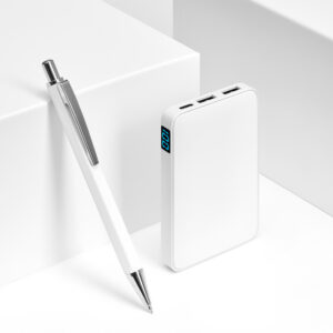 Внешний аккумулятор с подсветкой Ancor 5000 mAh, белый — изображение 9