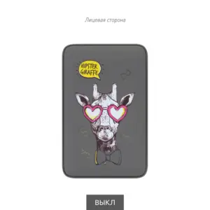 Внешний аккумулятор с подсветкой Ancor 5000 mAh, серый — изображение 13