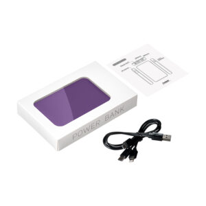 Внешний аккумулятор с подсветкой Ancor 5000 mAh, фиолетовый — изображение 9