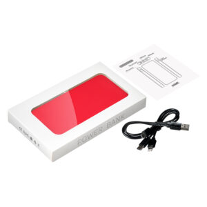 Внешний аккумулятор с подсветкой Ancor Plus 10000 mAh, красный — изображение 11