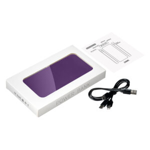 Внешний аккумулятор с подсветкой Ancor Plus 10000 mAh, фиолетовый — изображение 10