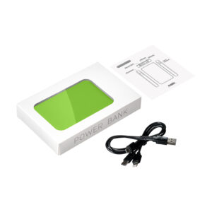 Внешний аккумулятор с подсветкой Ancor 5000 mAh, салатовый — изображение 9