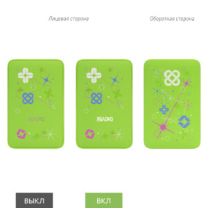 Внешний аккумулятор с подсветкой Ancor 5000 mAh, салатовый — изображение 10