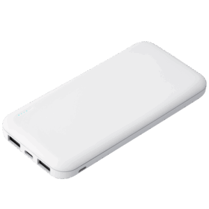 Внешний аккумулятор с подсветкой Luce 10000 mAh, белый