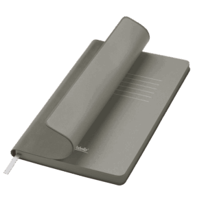 Ежедневник Latte soft touch недатированный, серый