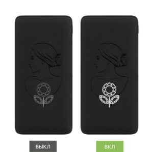 Внешний аккумулятор с подсветкой Ancor PD Plus 10000 mAh, черный — изображение 9