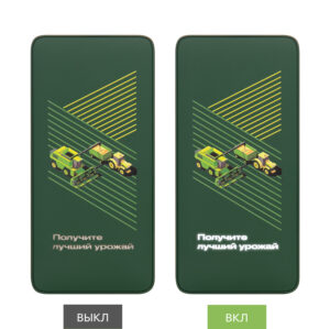 Внешний аккумулятор с подсветкой Ancor PD Plus 10000 mAh, зеленый — изображение 10