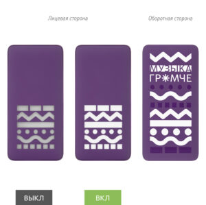Внешний аккумулятор с подсветкой Ancor PD Plus 10000 mAh, фиолетовый — изображение 11