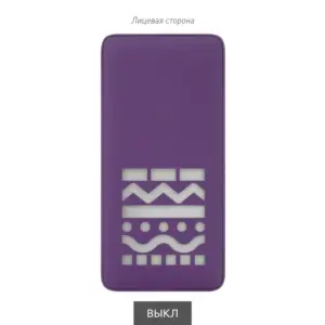 Внешний аккумулятор с подсветкой Ancor PD Plus 10000 mAh, фиолетовый — изображение 12