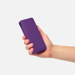 Внешний аккумулятор с подсветкой Ancor PD Plus 10000 mAh, фиолетовый — изображение 7
