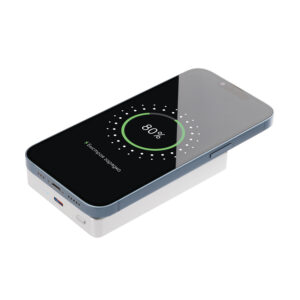 Внешний аккумулятор Atlantis PD Plus 10000mAh с функцией беспроводной зарядки 15W, серебряный — изображение 8