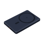 Внешний аккумулятор Atlantis PD 5000mAh с функцией беспроводной зарядки 15W, синий