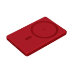 Внешний аккумулятор Atlantis PD 5000mAh с функцией беспроводной зарядки 15W, красный