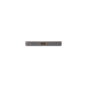 Внешний аккумулятор Onyx PD 5000mAh с функцией беспроводной зарядки 15W, серый — изображение 7