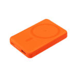 Внешний аккумулятор Largo PD 5000mAh с функцией беспроводной зарядки 15W, оранжевый