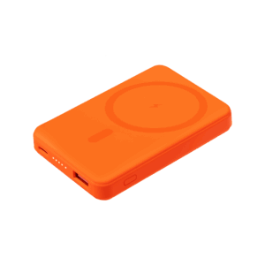 Внешний аккумулятор Largo PD 5000mAh с функцией беспроводной зарядки 15W, оранжевый
