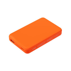 Внешний аккумулятор Largo PD 5000mAh с функцией беспроводной зарядки 15W, оранжевый — изображение 2