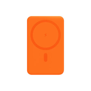 Внешний аккумулятор Largo PD 5000mAh с функцией беспроводной зарядки 15W, оранжевый — изображение 3