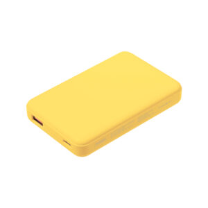Внешний аккумулятор Largo PD 5000mAh с функцией беспроводной зарядки 15W, желтый — изображение 2