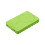 Внешний аккумулятор Largo PD 5000mAh с функцией беспроводной зарядки 15W, салатовый