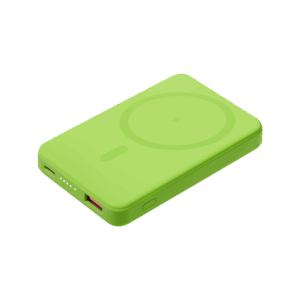 Внешний аккумулятор Largo PD 5000mAh с функцией беспроводной зарядки 15W, салатовый