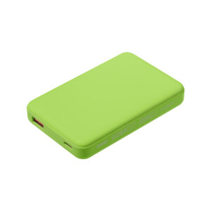 Внешний аккумулятор Largo PD 5000mAh с функцией беспроводной зарядки 15W, салатовый — изображение 2