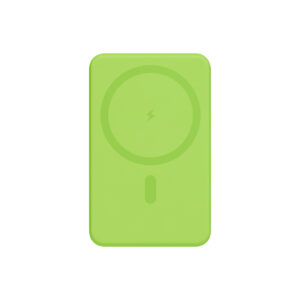 Внешний аккумулятор Largo PD 5000mAh с функцией беспроводной зарядки 15W, салатовый — изображение 3