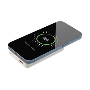 Внешний аккумулятор Largo PD 5000mAh с функцией беспроводной зарядки 15W, белый — изображение 8