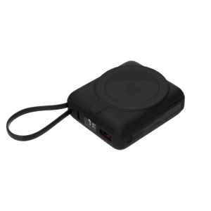 Внешний аккумулятор с подсветкой Ritter PD 10000mAh с функцией беспроводной зарядки 15W, черный