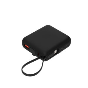 Внешний аккумулятор с подсветкой Ritter PD 10000mAh с функцией беспроводной зарядки 15W, черный — изображение 2