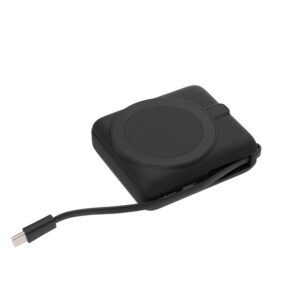 Внешний аккумулятор с подсветкой Ritter PD 10000mAh с функцией беспроводной зарядки 15W, черный — изображение 4