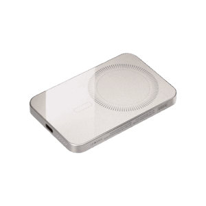 Внешний аккумулятор Artex PD 5000mAh с функцией беспроводной зарядки 15W, титановый