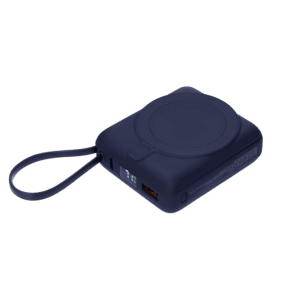 Внешний аккумулятор с подсветкой Ritter PD 10000mAh с функцией беспроводной зарядки 15W, синий