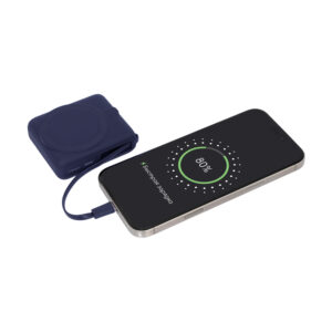 Внешний аккумулятор с подсветкой Ritter PD 10000mAh с функцией беспроводной зарядки 15W, синий — изображение 10