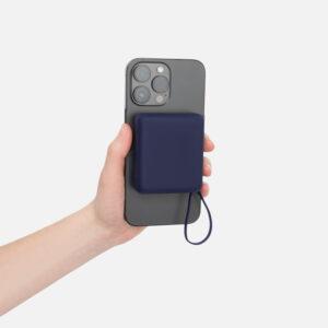 Внешний аккумулятор с подсветкой Ritter PD 10000mAh с функцией беспроводной зарядки 15W, синий — изображение 11