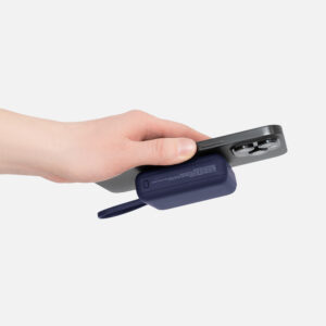 Внешний аккумулятор с подсветкой Ritter PD 10000mAh с функцией беспроводной зарядки 15W, синий — изображение 13