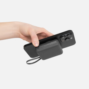 Внешний аккумулятор с подсветкой Ritter PD 10000mAh с функцией беспроводной зарядки 15W, серый — изображение 10