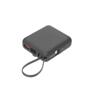 Внешний аккумулятор с подсветкой Ritter PD 10000mAh с функцией беспроводной зарядки 15W, серый — изображение 3