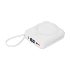 Внешний аккумулятор с подсветкой Ritter PD 10000mAh с функцией беспроводной зарядки 15W, белый