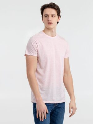 Футболка мужская Regent Fit 150, розовый меланж — изображение 2