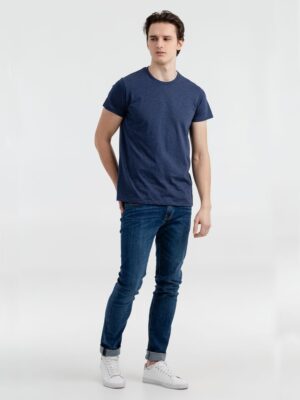 Футболка мужская Regent Fit 150, синий меланж — изображение 4