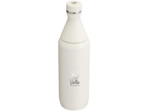 Бутылка для воды Stanley All Day Slim объемом 600 мл - Cream — изображение 4