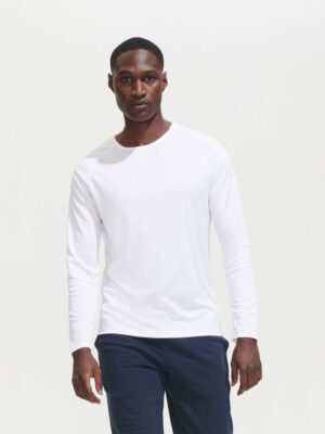 Футболка с длинным рукавом Sporty LSL Men, красная — изображение 4