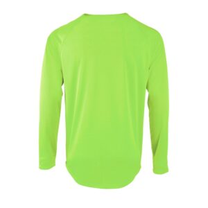 Футболка с длинным рукавом Sporty LSL Men, неоново-зеленая — изображение 2
