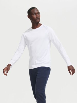 Футболка с длинным рукавом Sporty LSL Men, черная — изображение 5