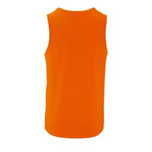 Майка мужская Sporty TT Men, оранжевый неон — изображение 2