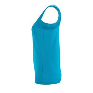 Майка женская Sporty TT Women, ярко-бирюзовая — изображение 3